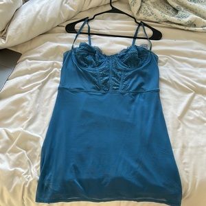 Urban corset dress in blue!